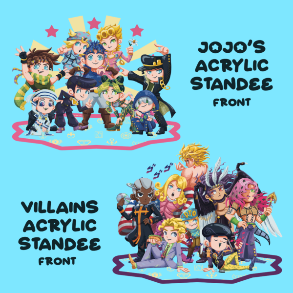 PREORDER JoJo's/Villains Acrylic Standees