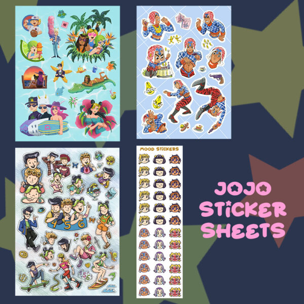 Jojo Sticker Sheets