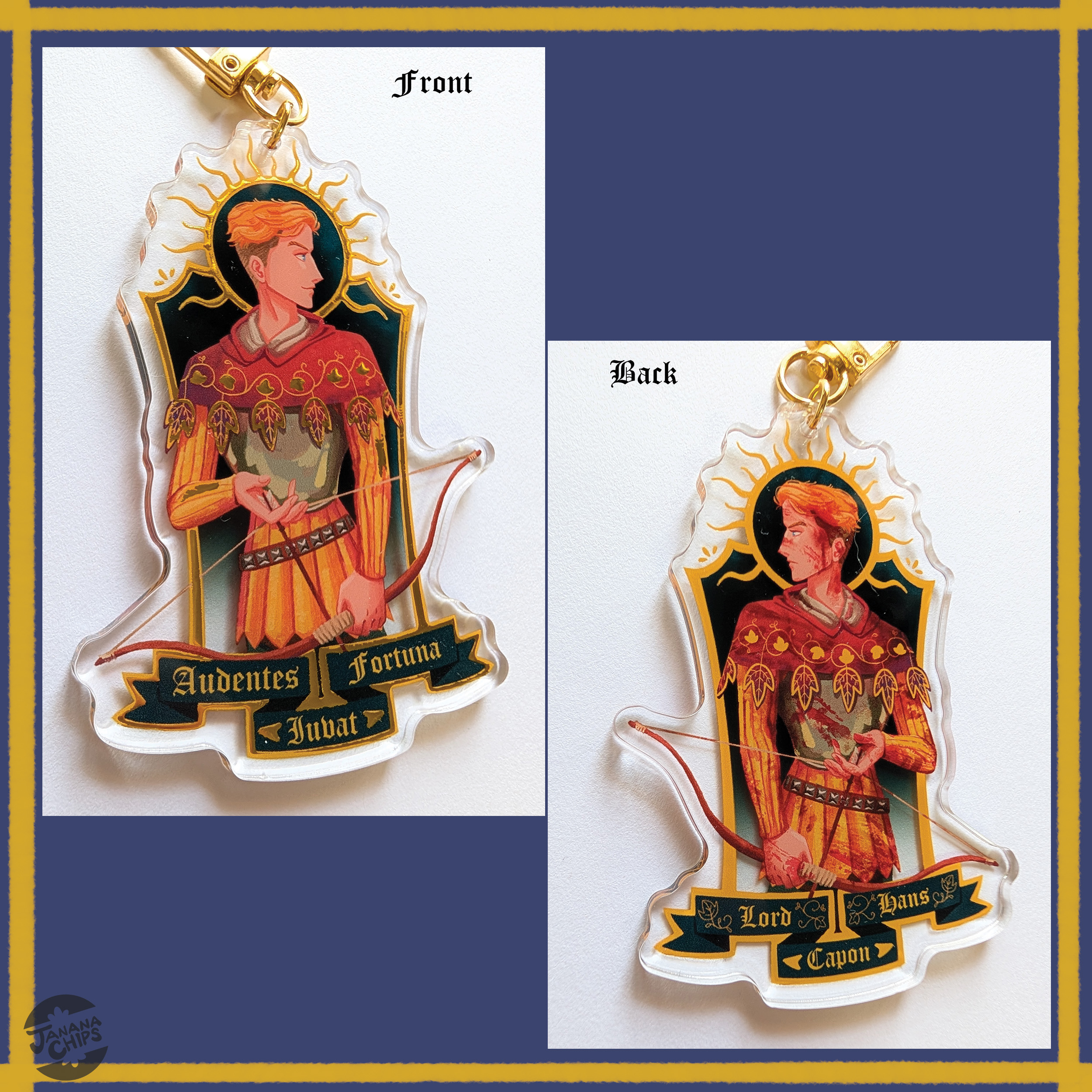KCD Gold Foil Acrylic Charms - Image 5