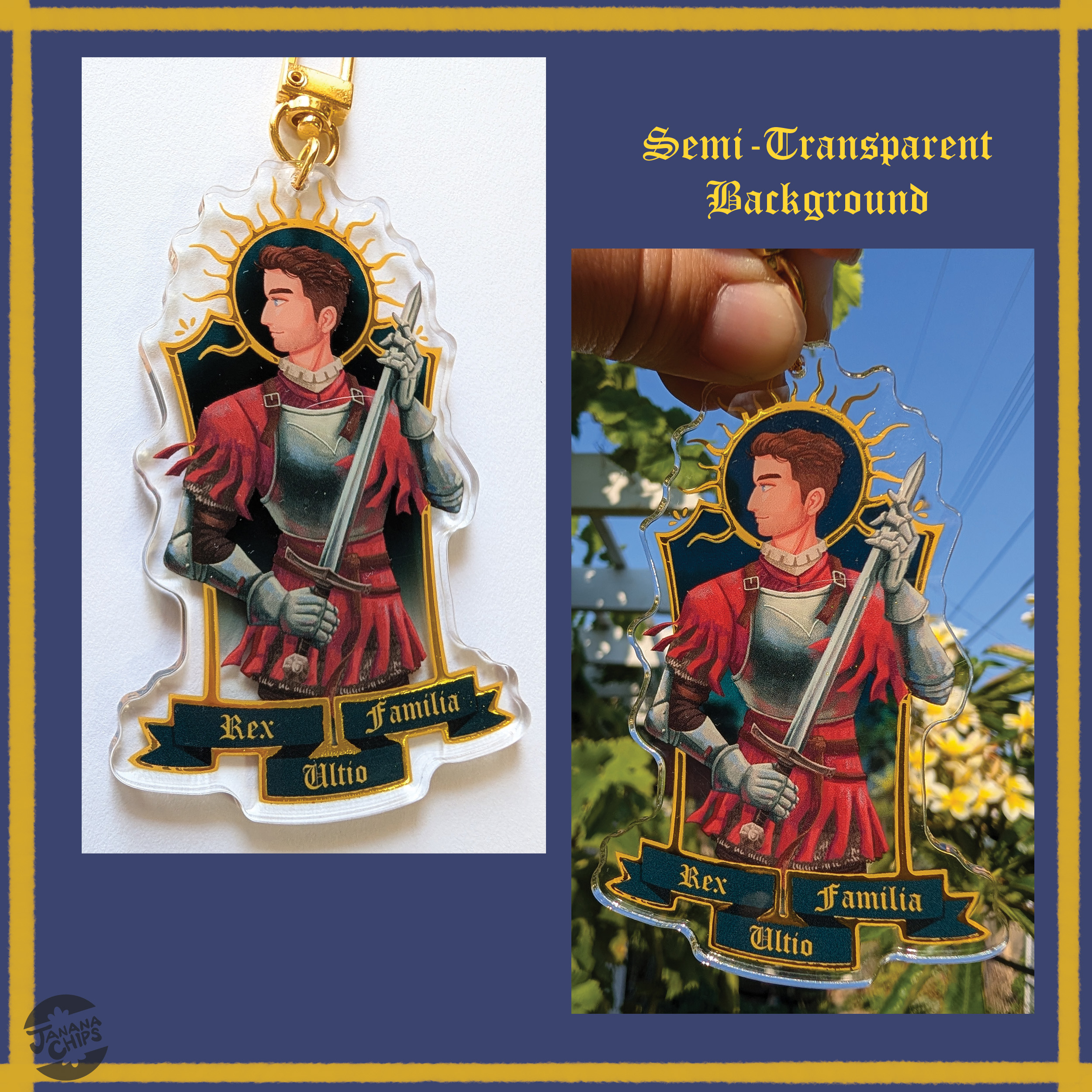 KCD Gold Foil Acrylic Charms - Image 6