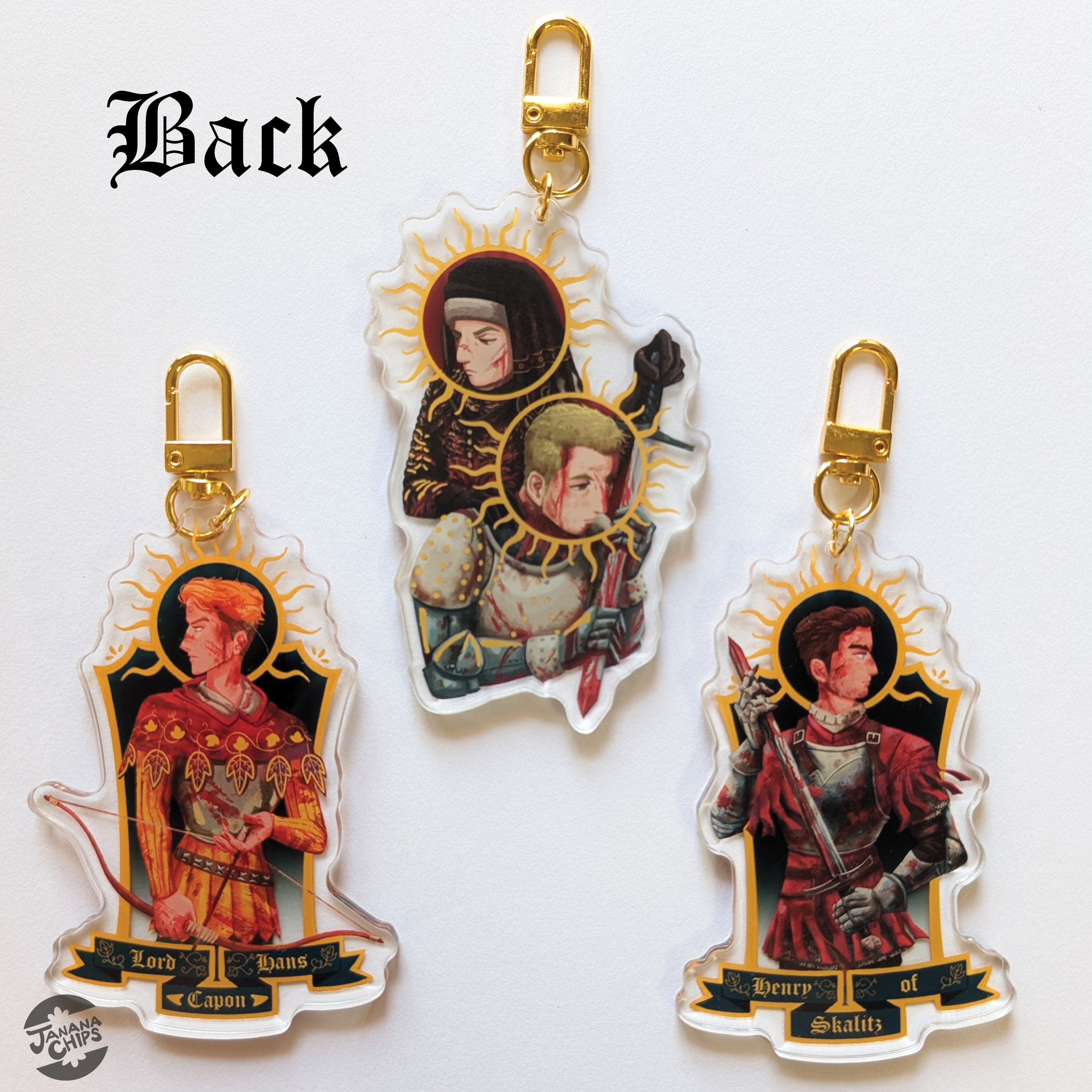 KCD Gold Foil Acrylic Charms - Image 4