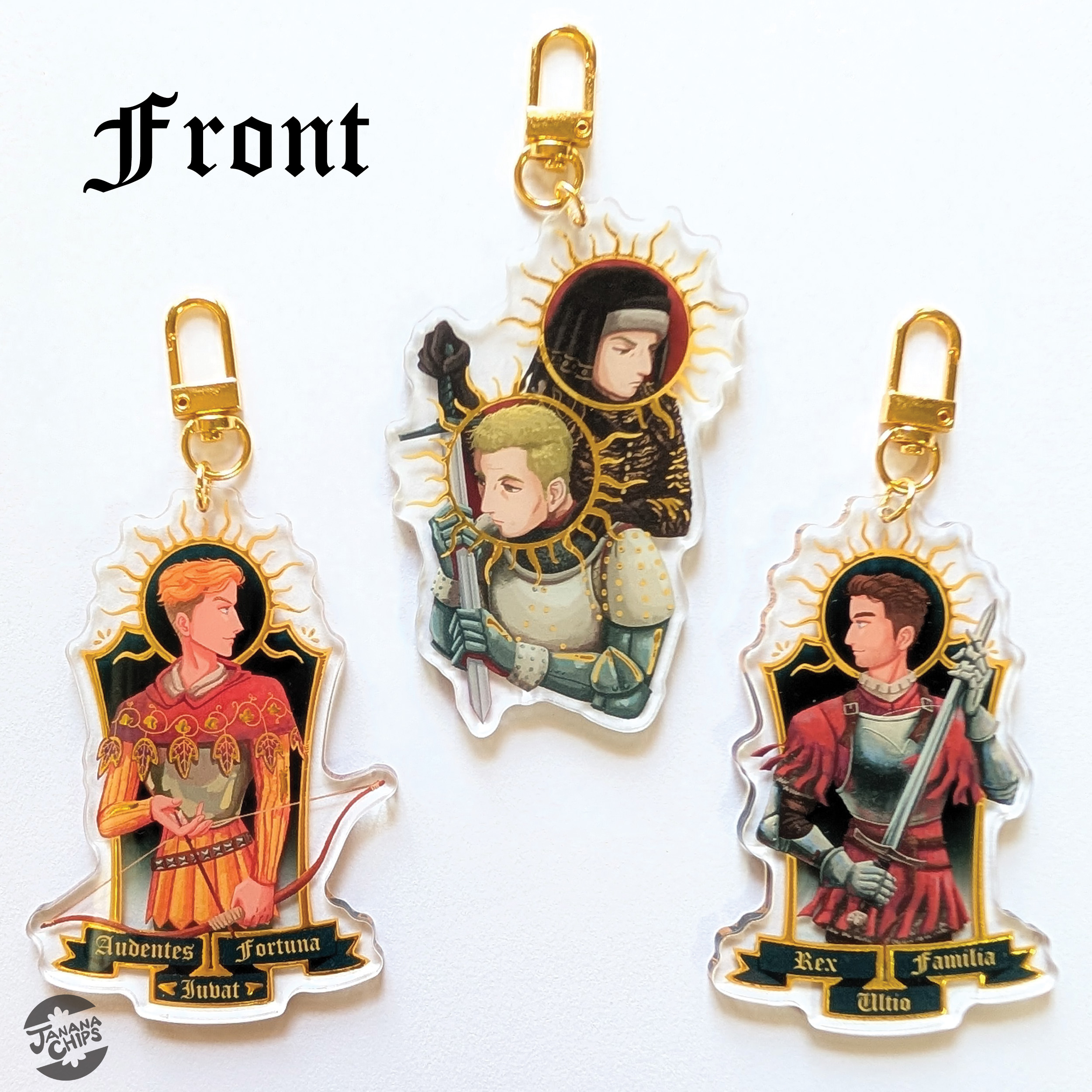 KCD Gold Foil Acrylic Charms - Image 3