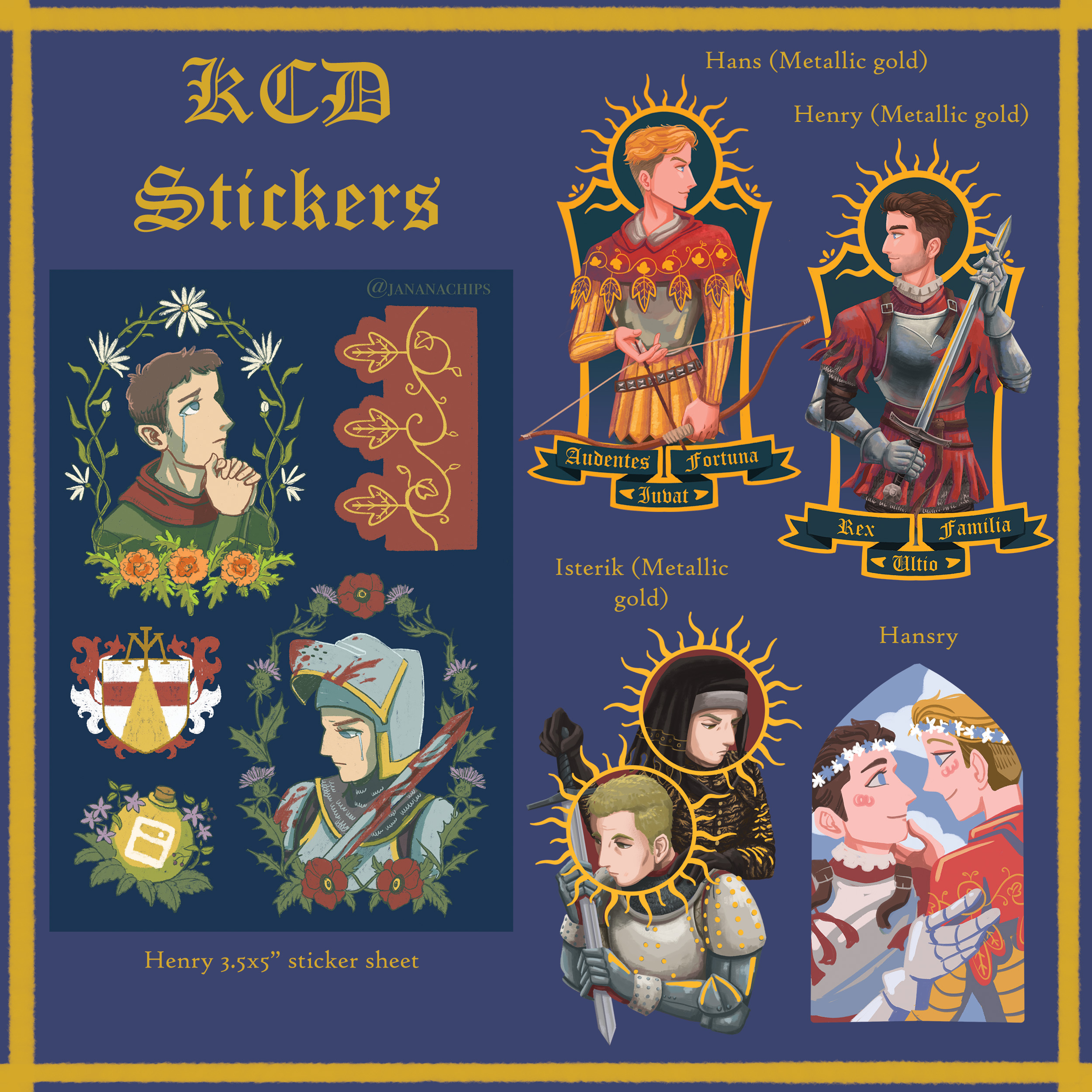 KCD Stickers